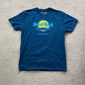 Hard Rock Cafe Punta‎ Cana Blue Cotton T-Shirt